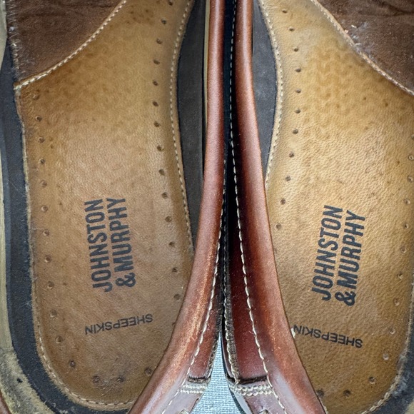 Johnston & Murphy woven top loafers flex sole Mens‎ 9.5 M